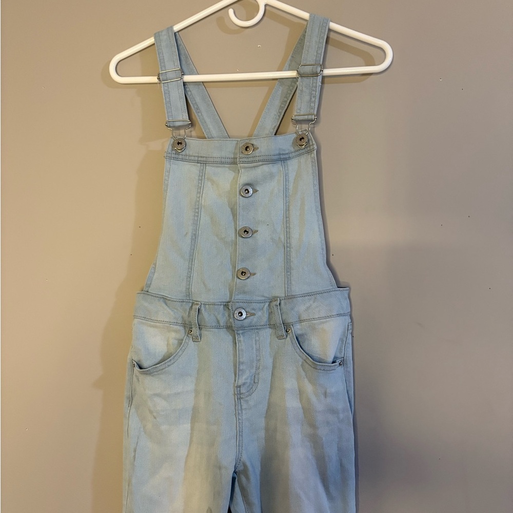 Light Blue Denim Overalls
